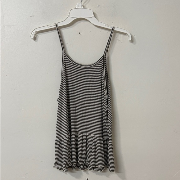 American Eagle Outfitters Black and White Striped Camisole - Picture 1 of 2